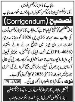 Punjab Workers Welfare Fund Jobs Date Extended Corrigendum - Multiple Cities