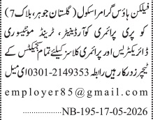 Textile Technical Staff - Karachi