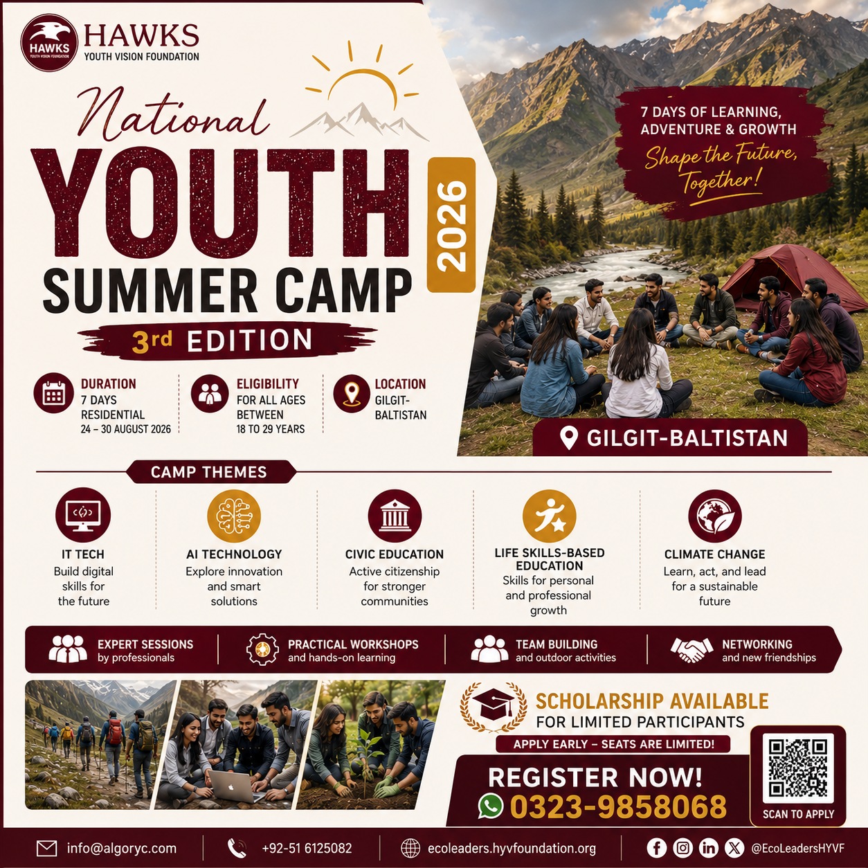 National Youth Summer Camp 2026 - Gilgit