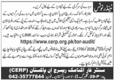 Hiring of Chartered Accountant Firm for Conduct of External Audit of CERP - Centre for Economic Research in Pakistan (CERP)